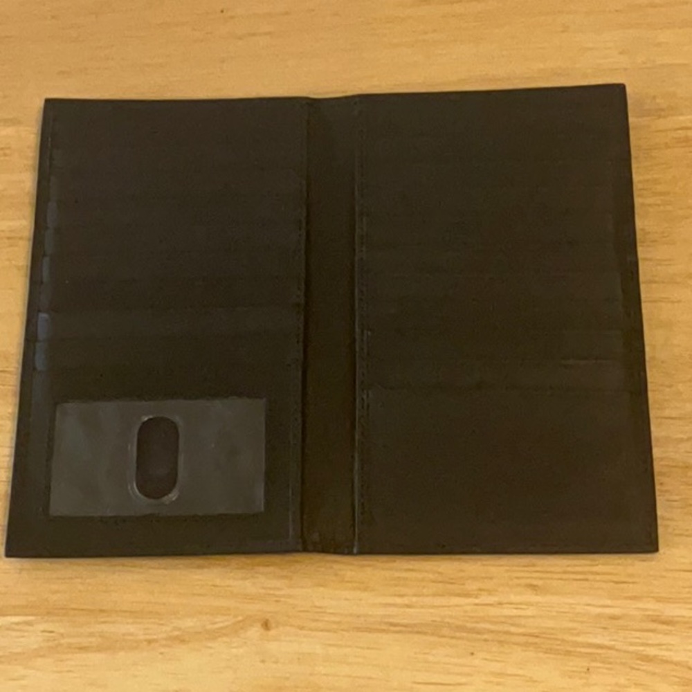 AG Black Leather Wallet RDID - Picture 2 of 9